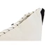 Kép 7/7 - Párna hímzett pamut 50x15x30 cm fehér, fekete