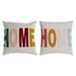 Kép 2/6 - Párna home pamut 45x15x45 cm színes 2 féle