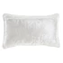 Kép 4/4 - Párna rombusz bársony, poliészter 50x10x30 cm fehér, szürke