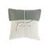 Kép 2/7 - Párna textil, poliuretán 45x10x45 cm menta, fehér