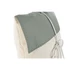 Kép 4/7 - Párna textil, poliuretán 45x10x45 cm menta, fehér