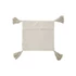 Kép 4/6 - Párnahuzat bojtos pamut 45x3x45 cm bézs