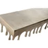 Kép 3/7 - Polc alumínium 89x25x26 cm bronz