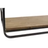 Kép 4/5 - Polc falra akasztóval fém, mdf 71x16x20,5 cm sötétbarna, fekete
