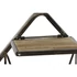Kép 4/5 - Polc falra fém, mdf 76x15x91,5 cm fekete, natúr