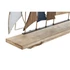 Kép 3/4 - Polc falra vitorlás fa, fém 71x12x45 cm színes