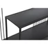 Kép 3/7 - Polc fém 120x30,5x199 cm fekete