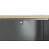 Kép 7/9 - Polc fém, fa 79x39x133 cm szürke, natúr