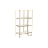 Kép 2/5 - Polc fém, mdf 60x35x111 cm arany, fehér