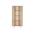 Kép 8/9 - Polc gumifa, rattan 88x36x180 cm natúr