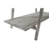 Kép 5/6 - Polc mdf, fenyő 80x34x157 cm fehér