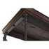 Kép 4/7 - Polc rózsafa, fém 213x43x220 cm barna, világosszürke
