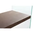 Kép 5/7 - Polc üveg, mdf 80x40x150 cm sötétbarna