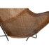 Kép 3/8 - Szék bőr, rattan 72x78x92 cm barna