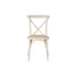 Kép 6/7 - Szék fa, rattan 44x42x88 cm fehér