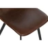 Kép 3/7 - Szék fém, poliuretán 63x49x85 cm sötétbarna, fekete
