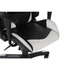 Kép 3/8 - Szék gamer kerekes poliuretán, fém 70x55x139 cm fekete, fehér