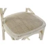 Kép 3/7 - Szék magasított szilfa, rattan 48x55x116 cm fehér