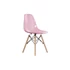 Kép 2/7 - Szék pvc, nyírfa 44x46x81 cm pink, natúr