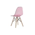 Kép 6/7 - Szék pvc, nyírfa 44x46x81 cm pink, natúr