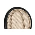 Kép 4/7 - Szék szilfa, rattan 43x43x89 cm fekete