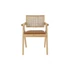 Kép 6/7 - Szék szilfa, rattan 55x54x82 cm natúr