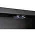 Kép 10/11 - Szekrény akácfa, fém 100x40x175 cm sötétbarna, arany