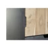 Kép 3/10 - Szekrény akácfa, fém 100x45x185 cm natúr, fekete