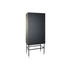 Kép 11/11 - Szekrény csont, poly, mdf 75x40x180 cm fehér, fekete