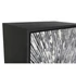 Kép 3/11 - Szekrény csont, poly, mdf 75x40x181 cm fekete, szürke