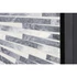 Kép 6/11 - Szekrény csont, poly, mdf 75x40x181 cm fekete, szürke