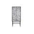 Kép 10/11 - Szekrény csont, poly, mdf 75x40x181 cm fekete, szürke