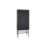 Kép 11/11 - Szekrény csont, poly, mdf 75x40x181 cm fekete, szürke