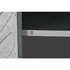 Kép 7/10 - Szekrény fa, fém 106x48x208 cm türkizkék, fehér