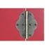 Kép 7/11 - Szekrény lucfenyő, mdf 85,5x50,5x186,2 cm piros