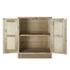 Kép 6/9 - Szekrény lucfenyő, mdf, fém 60x38x140,5 cm natúr