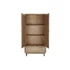 Kép 7/11 - Szekrény mangófa, rattan 90x40x180 cm natúr
