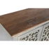 Kép 3/10 - Szekrény mangófa, üveg 101x43x98 cm szürke