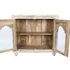 Kép 5/10 - Szekrény mangófa, üveg 107x43x101 cm fehér
