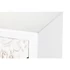 Kép 4/11 - Szekrény virág lucfenyő, mdf 50x29x121 cm fehér