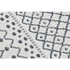 Kép 4/6 - Szőnyeg előszoba pamut, poliészter, műszál 60x240x1 cm fehér, sötétszürke