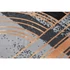 Kép 4/6 - Szőnyeg geometrikus poliészter 60x240x0,4 cm fekete, arany