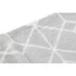 Kép 4/5 - Szőnyeg geometrikus poliészter 60x240x1 cm világosszürke