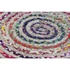 Kép 4/5 - Szőnyeg juta, pamut 150x150x1 cm színes