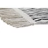 Kép 5/5 - Szőnyeg rombusz pamut 160x250x0,7 cm fehér, fekete