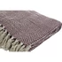 Kép 3/5 - Takaró bojtos pamut 150x200x1 cm szürke, gesztenye 2 féle