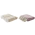 Kép 2/4 - Takaró bojtos pamut 150x250x0,5 cm pink, mustársárga 2 féle