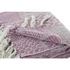 Kép 4/4 - Takaró bojtos pamut 150x250x0,5 cm pink, mustársárga 2 féle