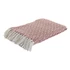Kép 3/6 - Takaró újrahasznosított pamut 130x170x0,5 cm barna, fehér 2 féle