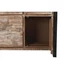 Kép 5/10 - Tálalószekrény akácfa, fém 140x40x85 cm natúr, fekete